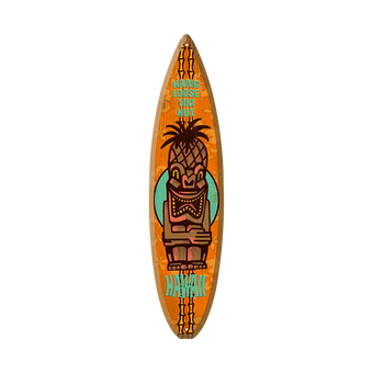 Tiki Hut Surfboard