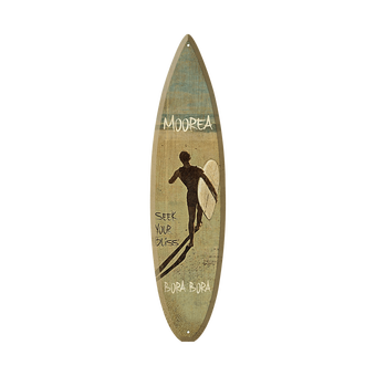 Seek Your Bliss - Surfboard Wooden Sign