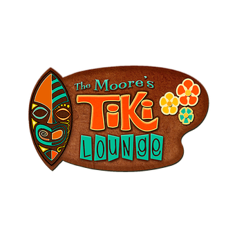 Tiki Lounge Cut Up Sign