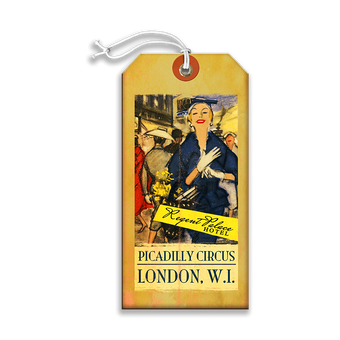 Picadilly Circus Luggage Tag