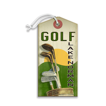 Golf Club Luggage Tag