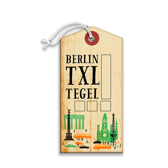 Berlin Luggage Tag