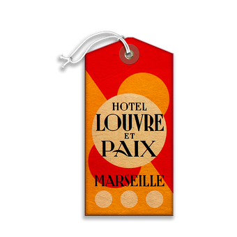 Hotel Louvre et Paix Luggage Tag