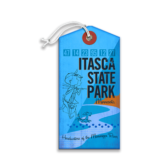 Itasca State Park Luggage Tag