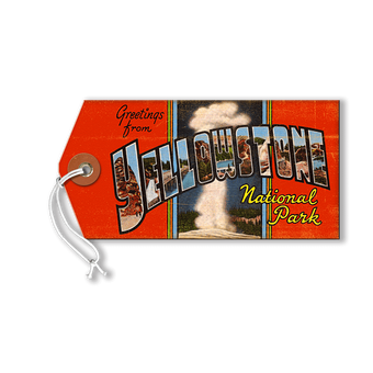 Greetings from Yellowstone Luggage Tag