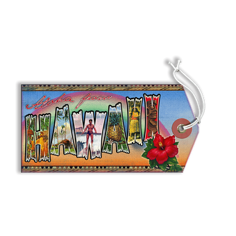 Aloha from Hawaii Luggage Tag