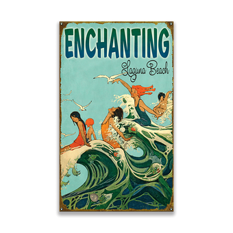 Enchanting Retro Mermaid Sign