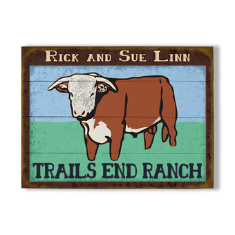 Cattle Ranch Sign
