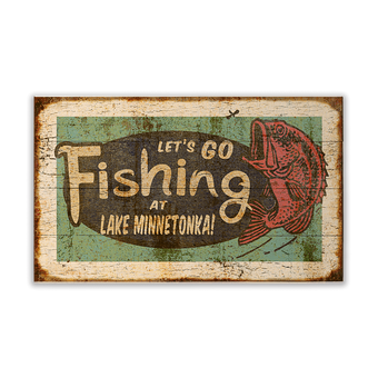 Let’s Go Fishing Sign