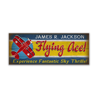 Flying Ace Sign