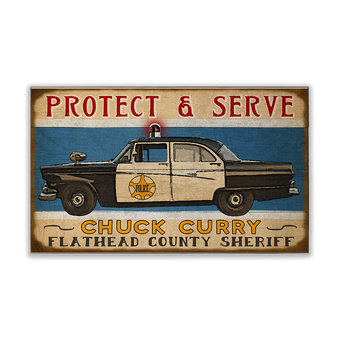 Protect and Serve Sign