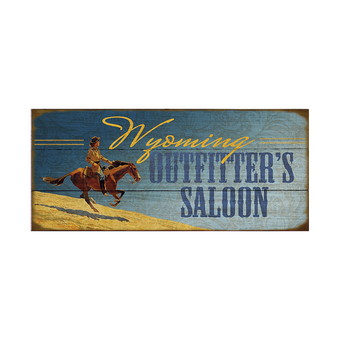 Outfitter's Saloon Sign