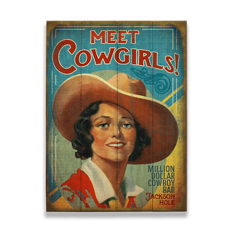 Meet Cowgirls Sign