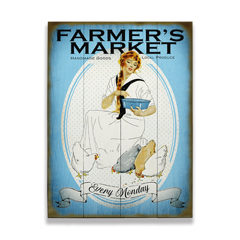 Farmers Market Vintage Sign