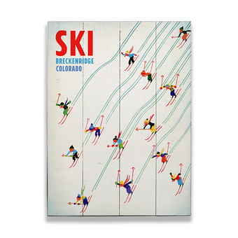 Little Colorful Skiers