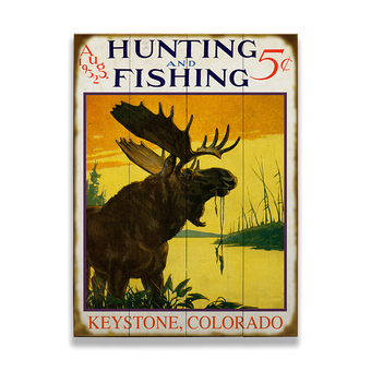 Hunting and Fishing Moose Sign