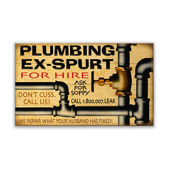 Ex Spurt Plumbing Sign