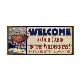 Welcome Elk Sign