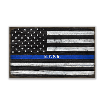 Us Police Officers Flag