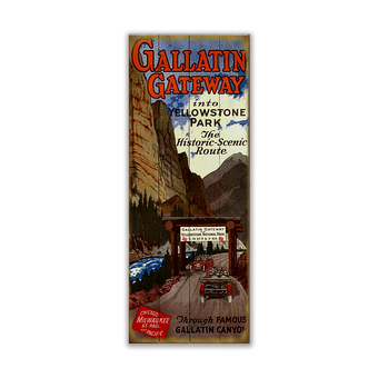 Vintage Gallatin Gateway Sign