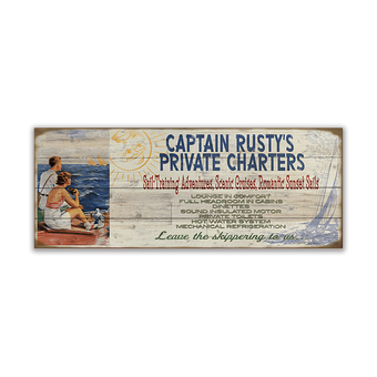 Sailing Charter Sign