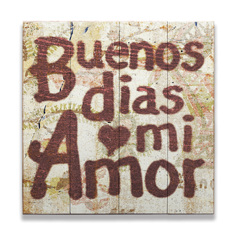 Buenos Dias Mi Amor Vintage Sign