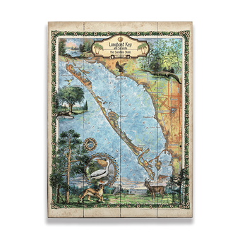 Historic Longboat Key Vintage Map