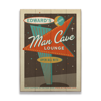 Man Cave Lounge Sign