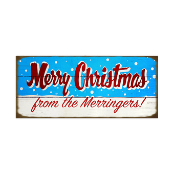 Merry Christmas Mummert Sign