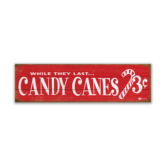 Candy Canes For Sale Sign