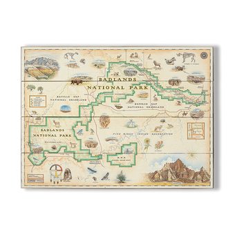 Badlands National Park Xplorer Map