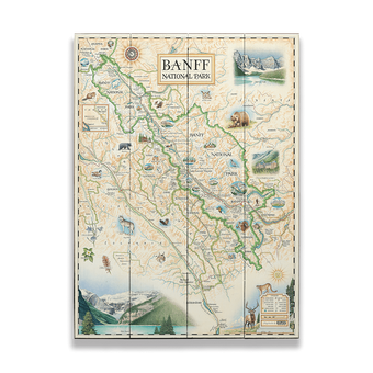 Banff National Park Xplorer Map