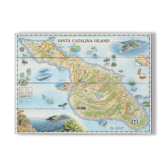 Santa Catalina Island Xplorer Map