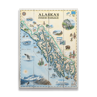 Alaskas Inside Passage Xplorer Map