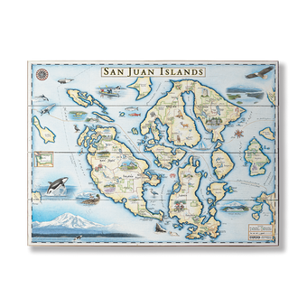 San Juan Islands Xplorer Map