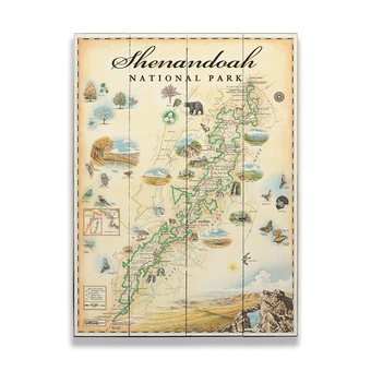 Shenandoah National Park Xplorer Map