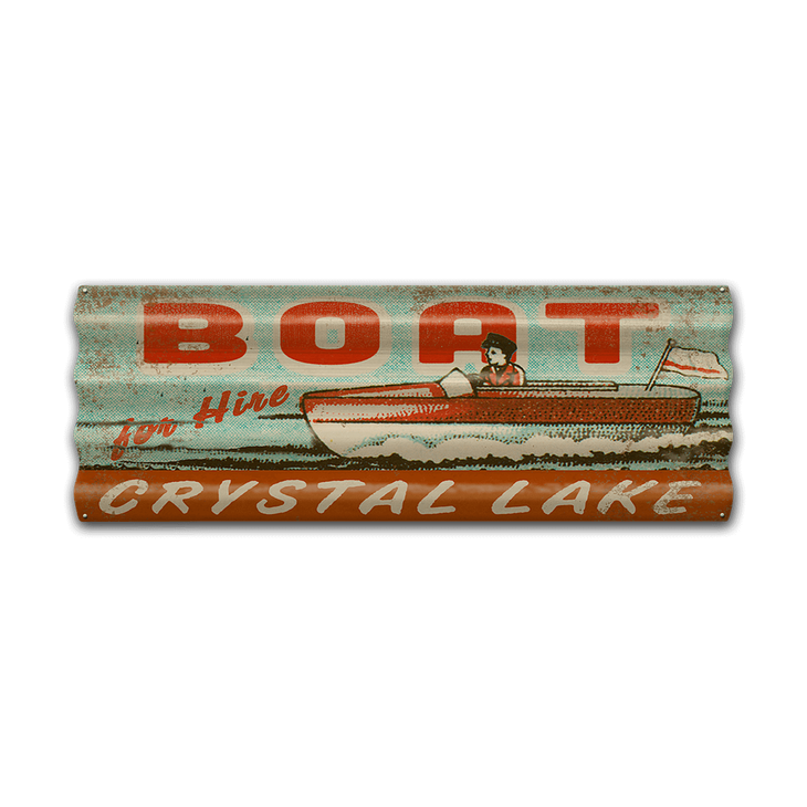 Boat for Hire Corrugated Sign - Boat for Hire