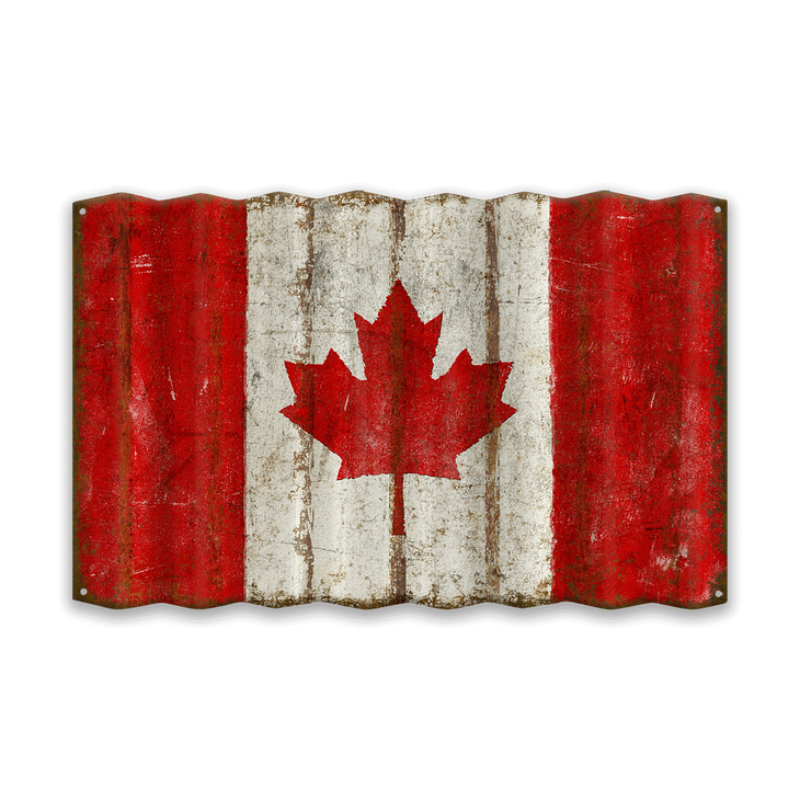 Canada Corrugated Flag - Canada