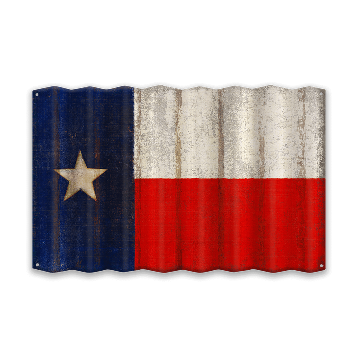 Texas Corrugated State Flag - Texas