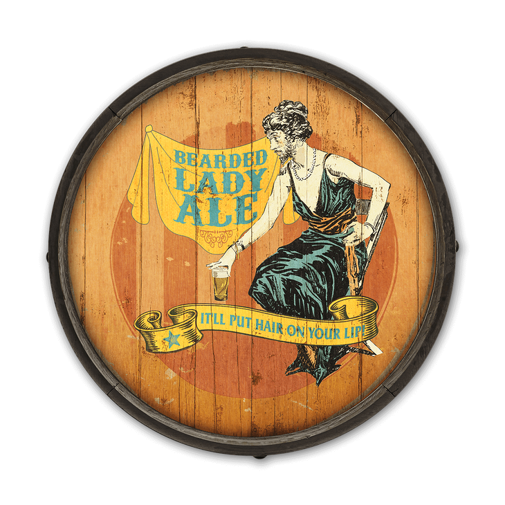 Bearded Lady Ale Barrel End - Bearded Lady Ale