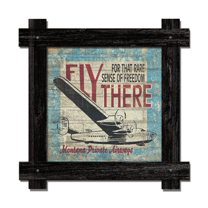 Fly There Brick Sign - Fly There