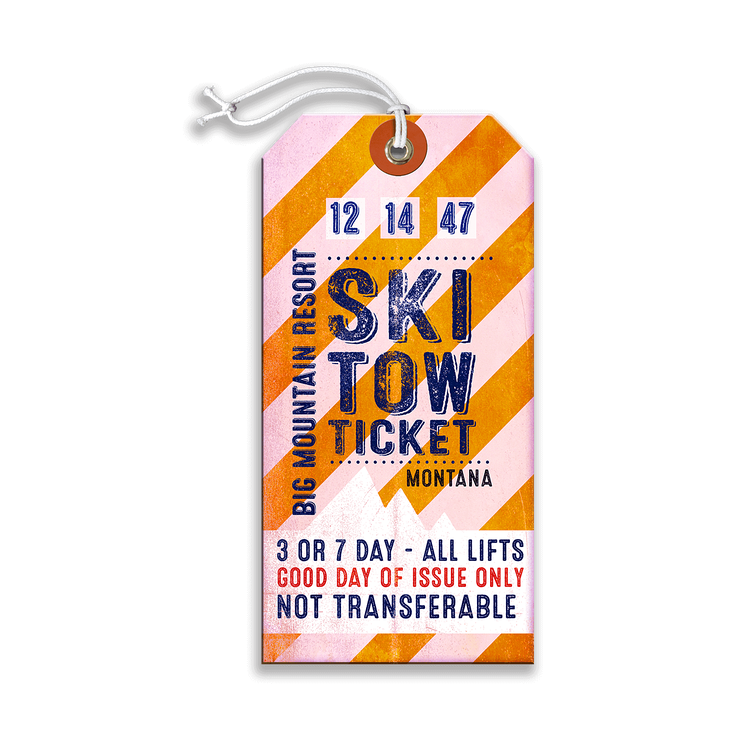 Ski Tow Ticket - Ski Tow Ticket