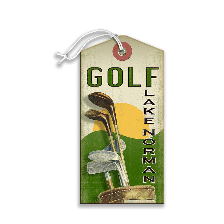 Golf Club Luggage Tag - Golf Club Luggage Tag