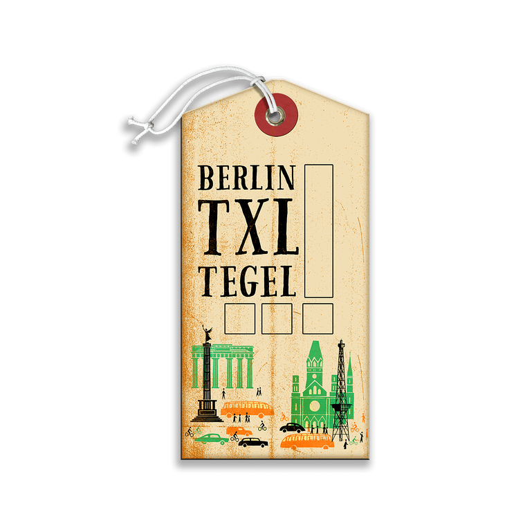 Berlin Luggage Tag - Berlin Travel Tag