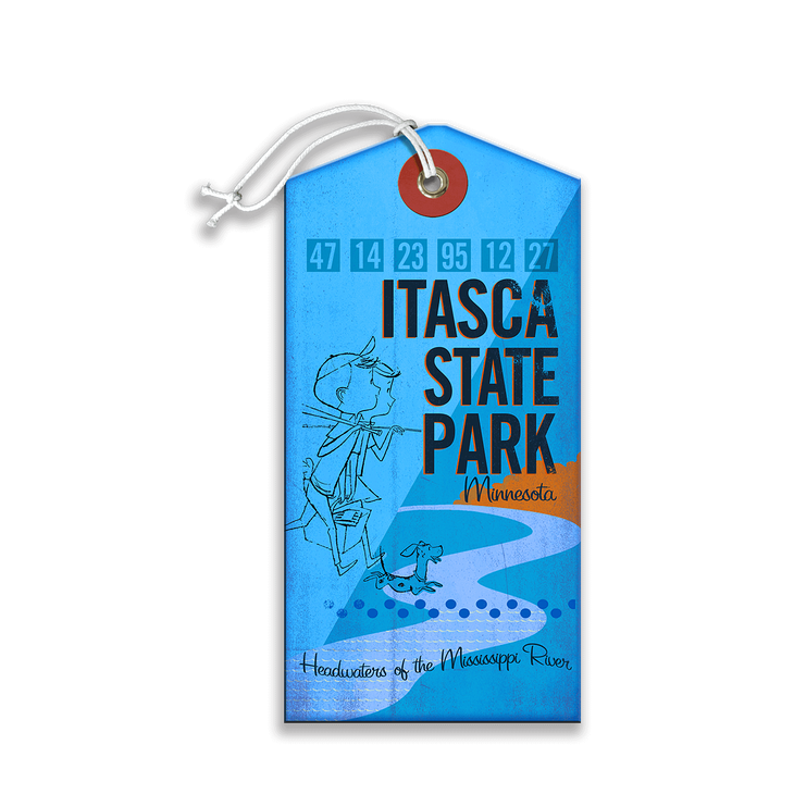 Itasca State Park Luggage Tag - Itasca State Park Luggage Tag