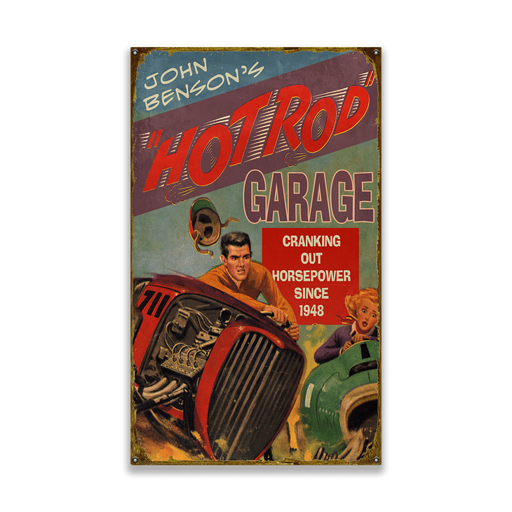 Hot Rod Garage Sign - Hot Rod Garage