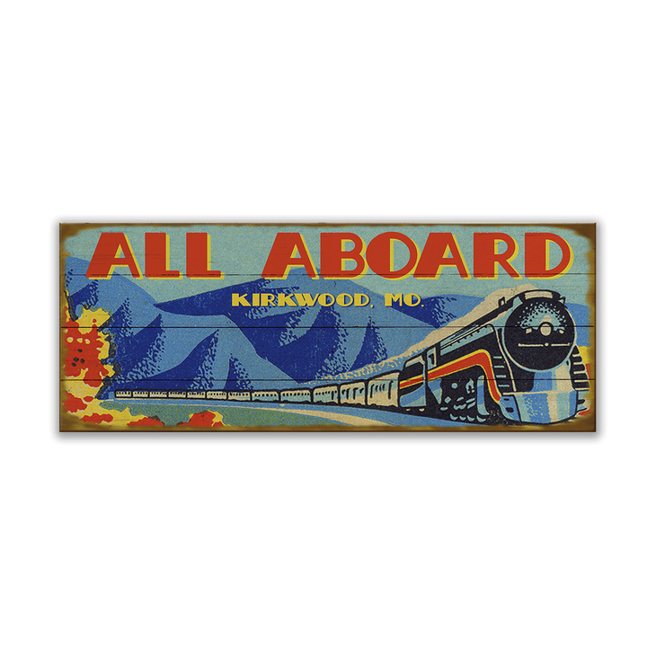 All Aboard Sign - All Aboard