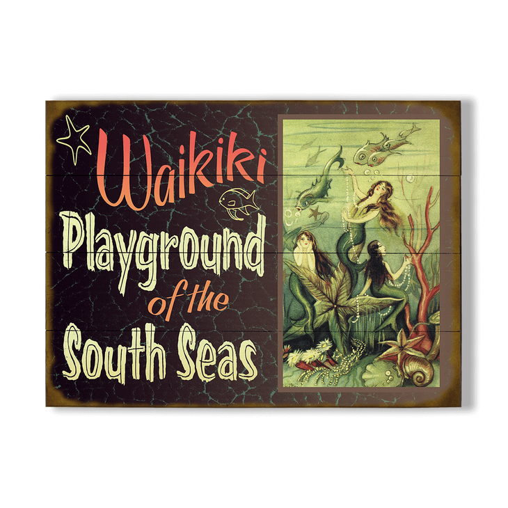 Mermaid Playground Sign - Mermaid Playground