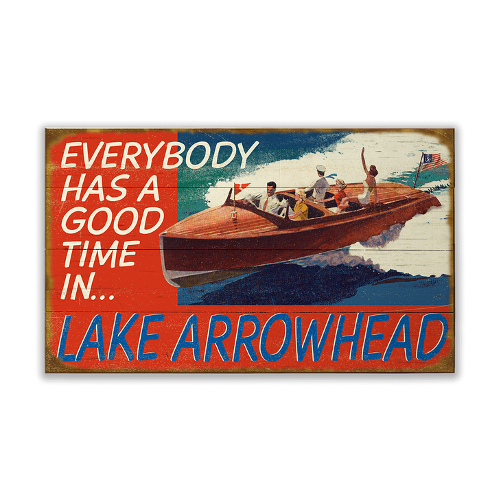 Everybody has a Good Time in... (Boating Sign) - Everybody Has a Good Time In...