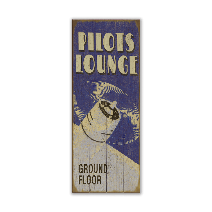 Pilots' Lounge Sign - Pilots Lounge